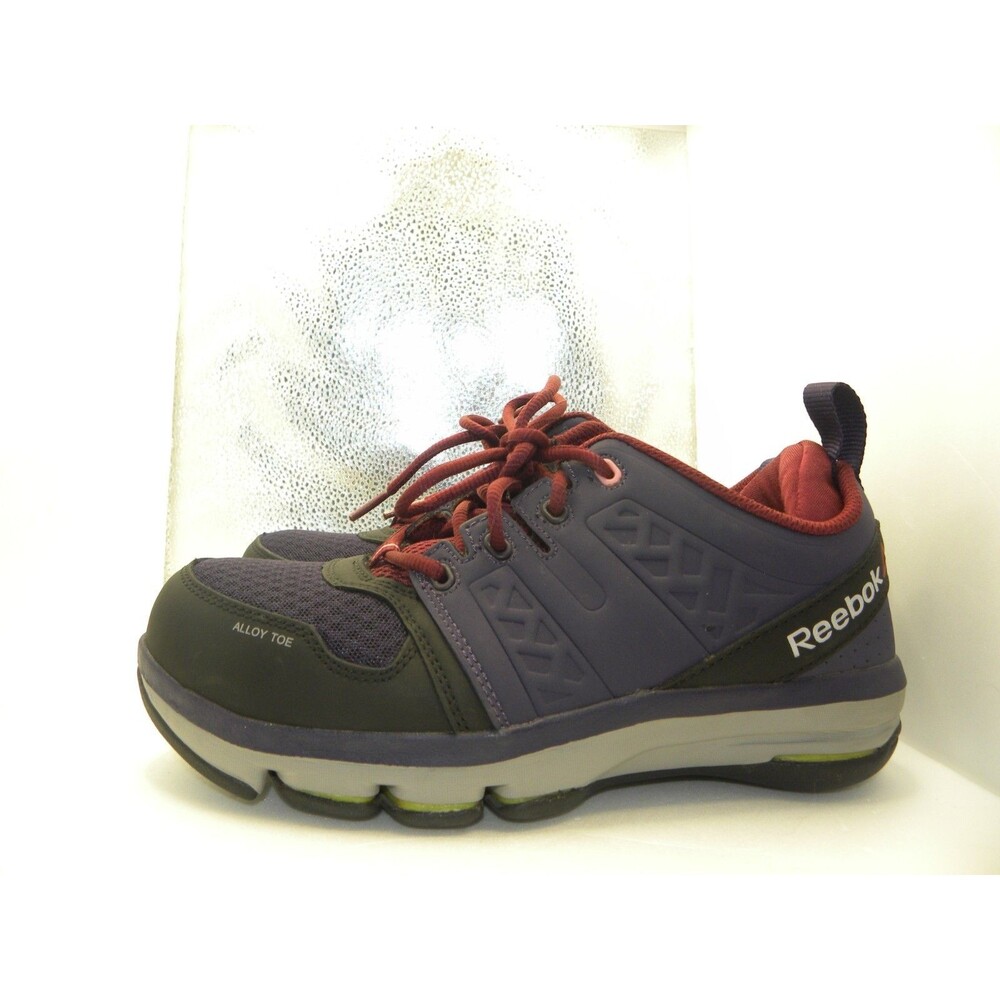 Reebok Work Sublite Cushion Women's Size 9 US Alloy Toe Safety Shoes Purple RB36 - Picture 2 of 11